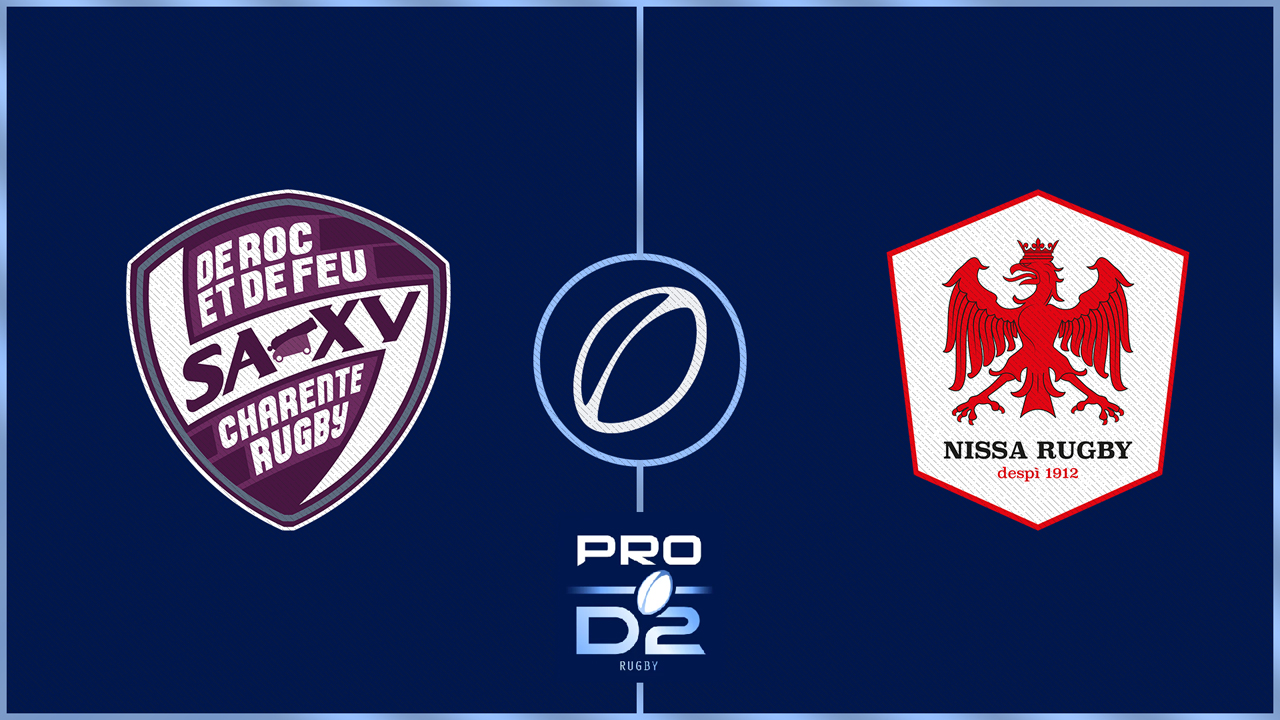 Soyaux Angoulême XV Charente vs Nissa Rugby poster