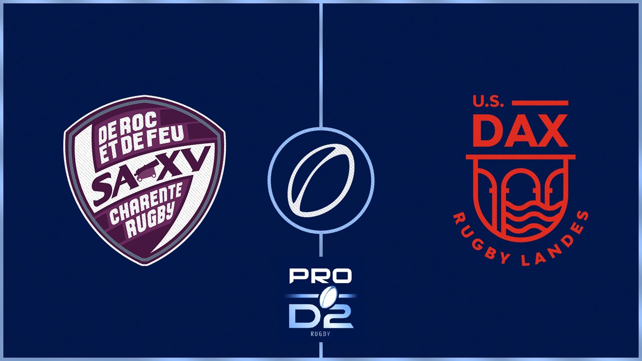 Soyaux Angoulême XV Charente vs US Dax poster
