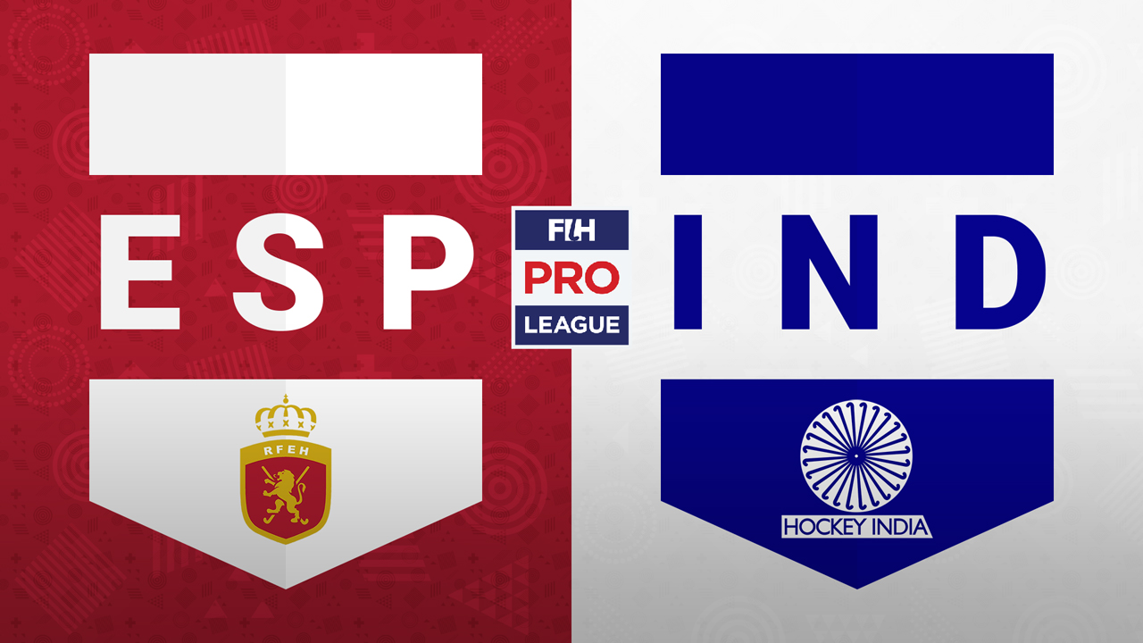 Spain Hockey vs India Hockey poster