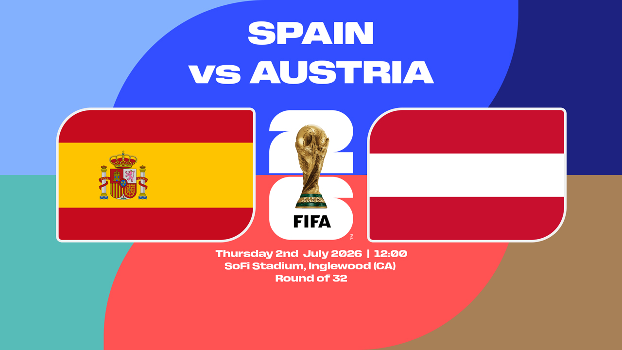Spain vs Austria poster