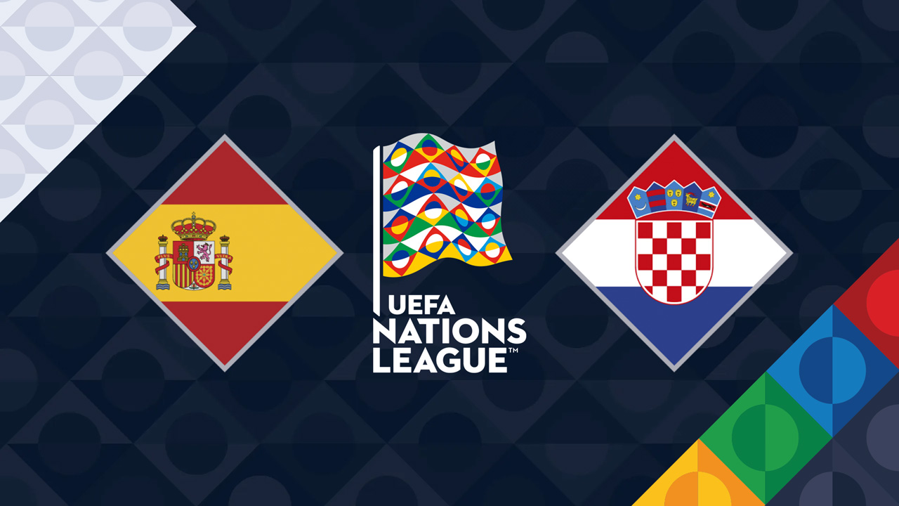 Spain vs Croatia poster