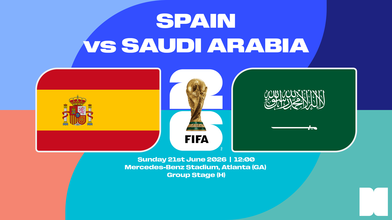 Spain vs Saudi Arabia poster
