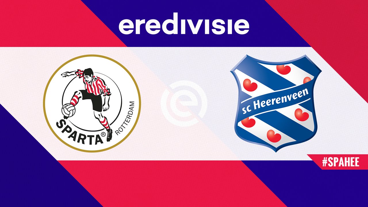 Sparta Rotterdam vs Heerenveen poster