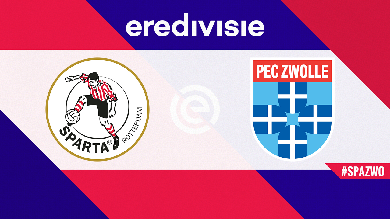 Sparta Rotterdam vs PEC Zwolle poster
