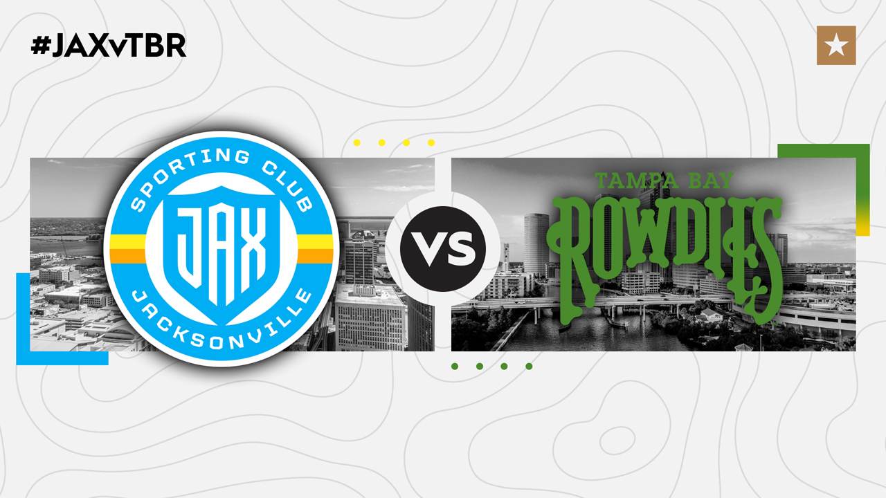 Sporting JAX vs Tampa Bay Rowdies poster