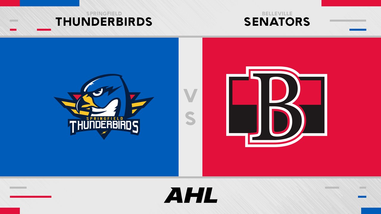 Springfield Thunderbirds vs Belleville Senators poster