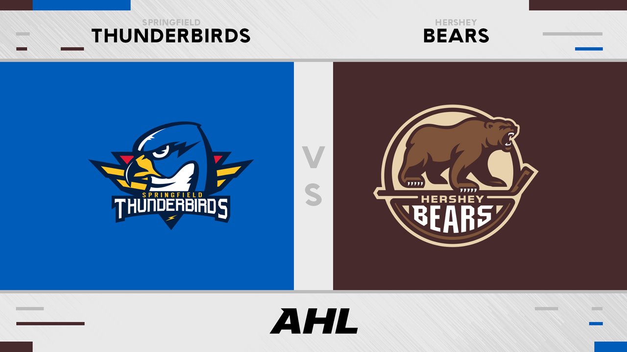 Springfield Thunderbirds vs Hershey Bears poster