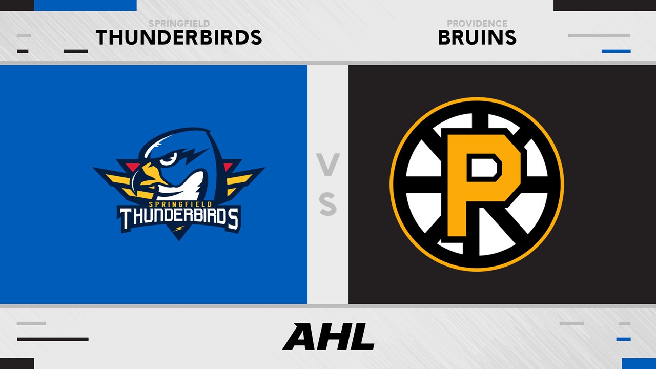 Springfield Thunderbirds vs Providence Bruins poster