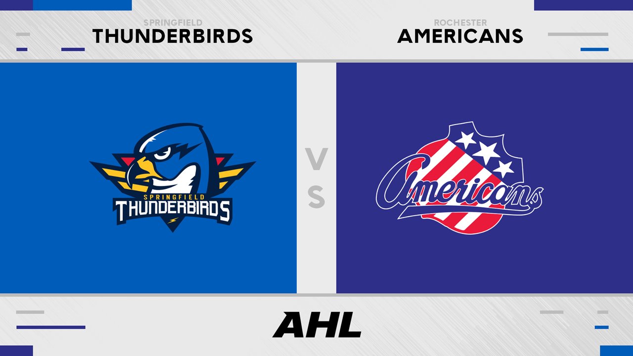 Springfield Thunderbirds vs Rochester Americans poster