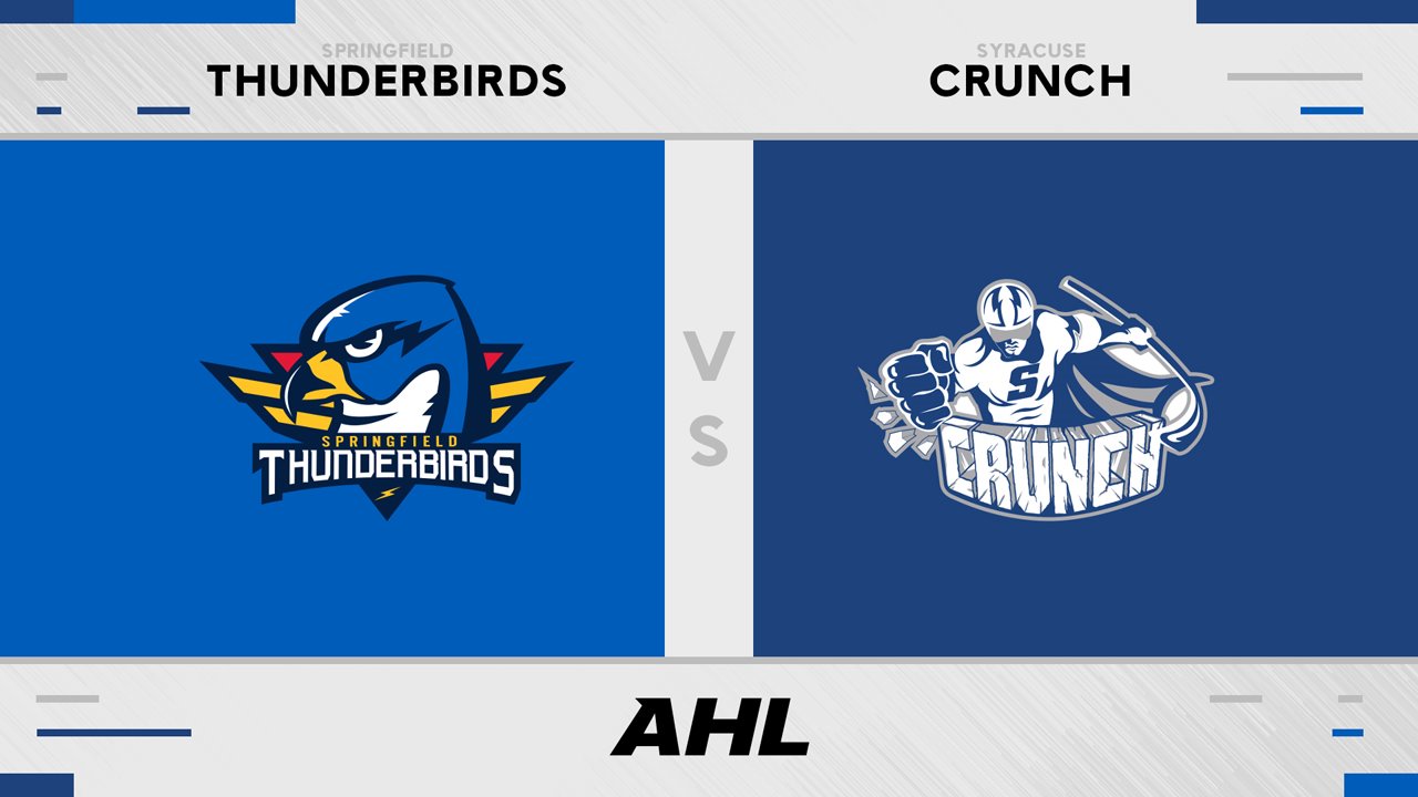 Springfield Thunderbirds vs Syracuse Crunch poster