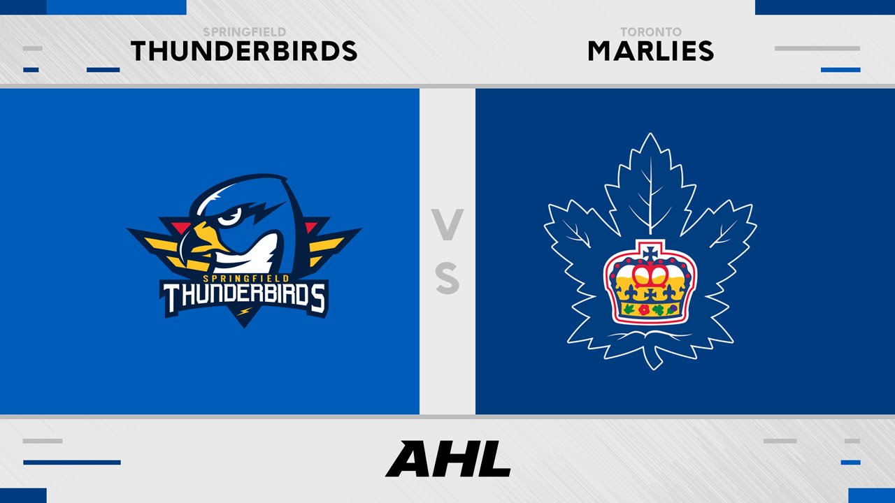 Springfield Thunderbirds vs Toronto Marlies poster