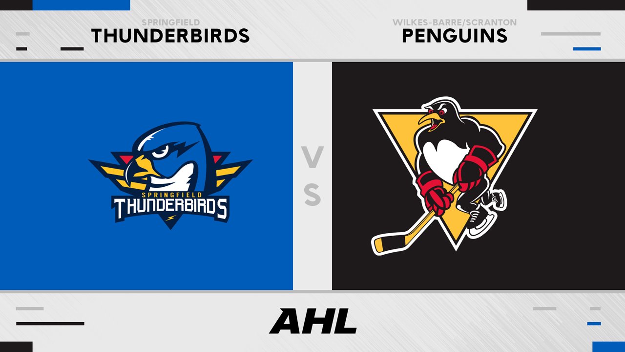 Springfield Thunderbirds vs Wilkes-Barre Scranton Penguins poster