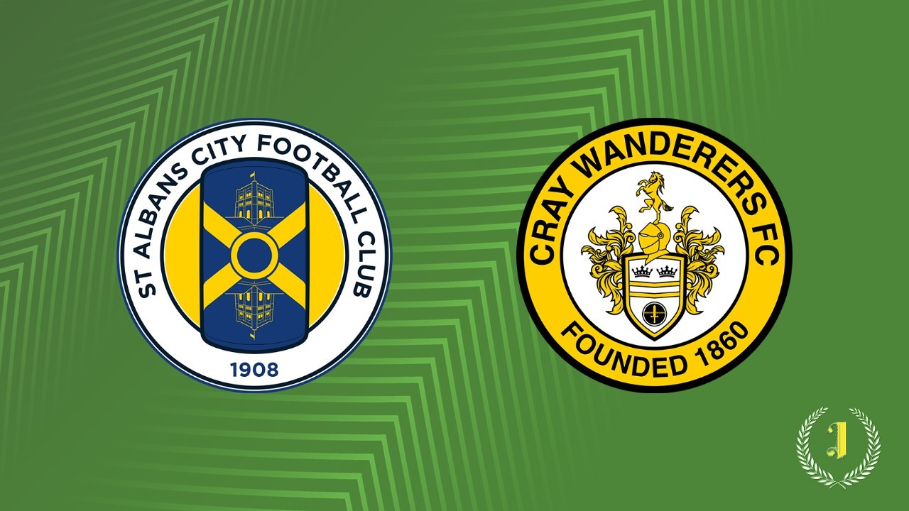 St Albans City vs Cray Wanderers poster