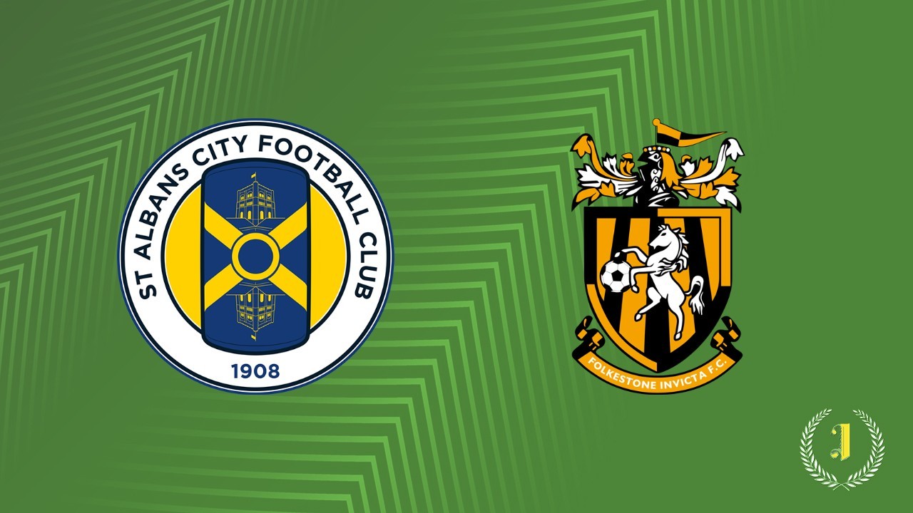 St Albans City vs Folkestone Invicta poster