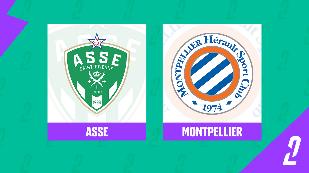 St Etienne vs Montpellier poster