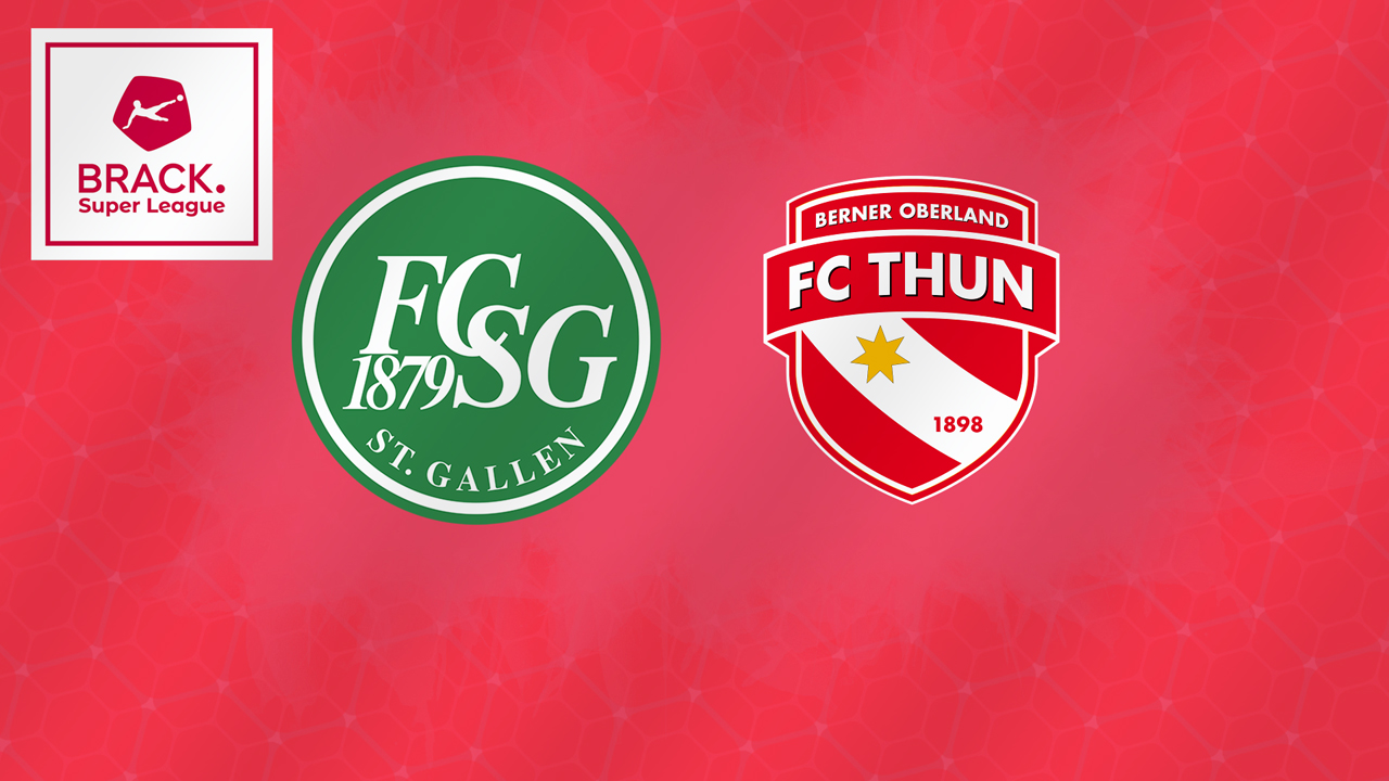 St. Gallen vs Thun poster