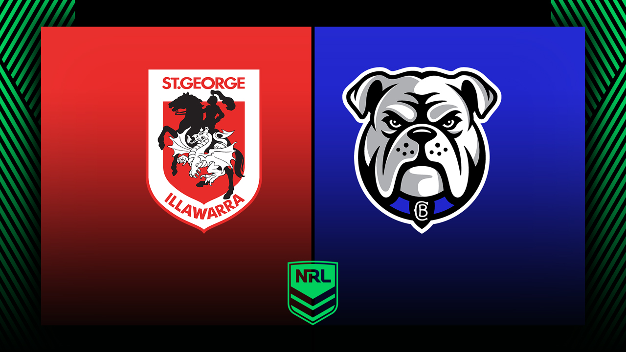 St. George Illawara Dragons vs Canterbury Bankstown Bulldogs poster