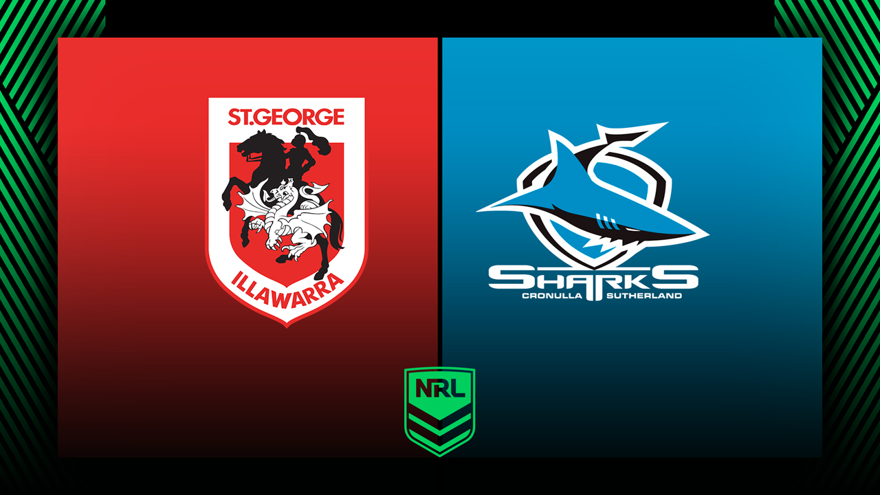 St. George Illawara Dragons vs Cronulla Sharks poster