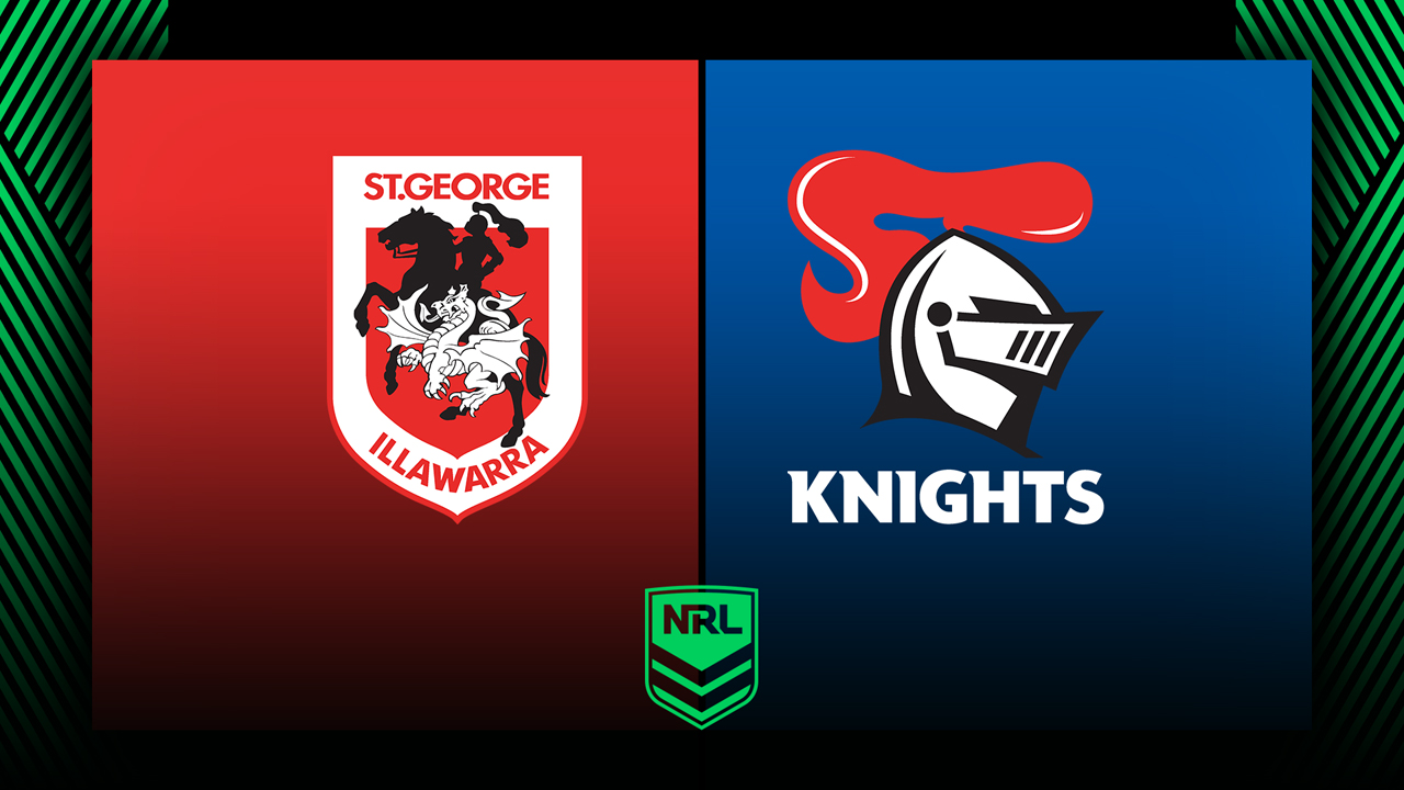 St. George Illawara Dragons vs Newcastle Knights poster