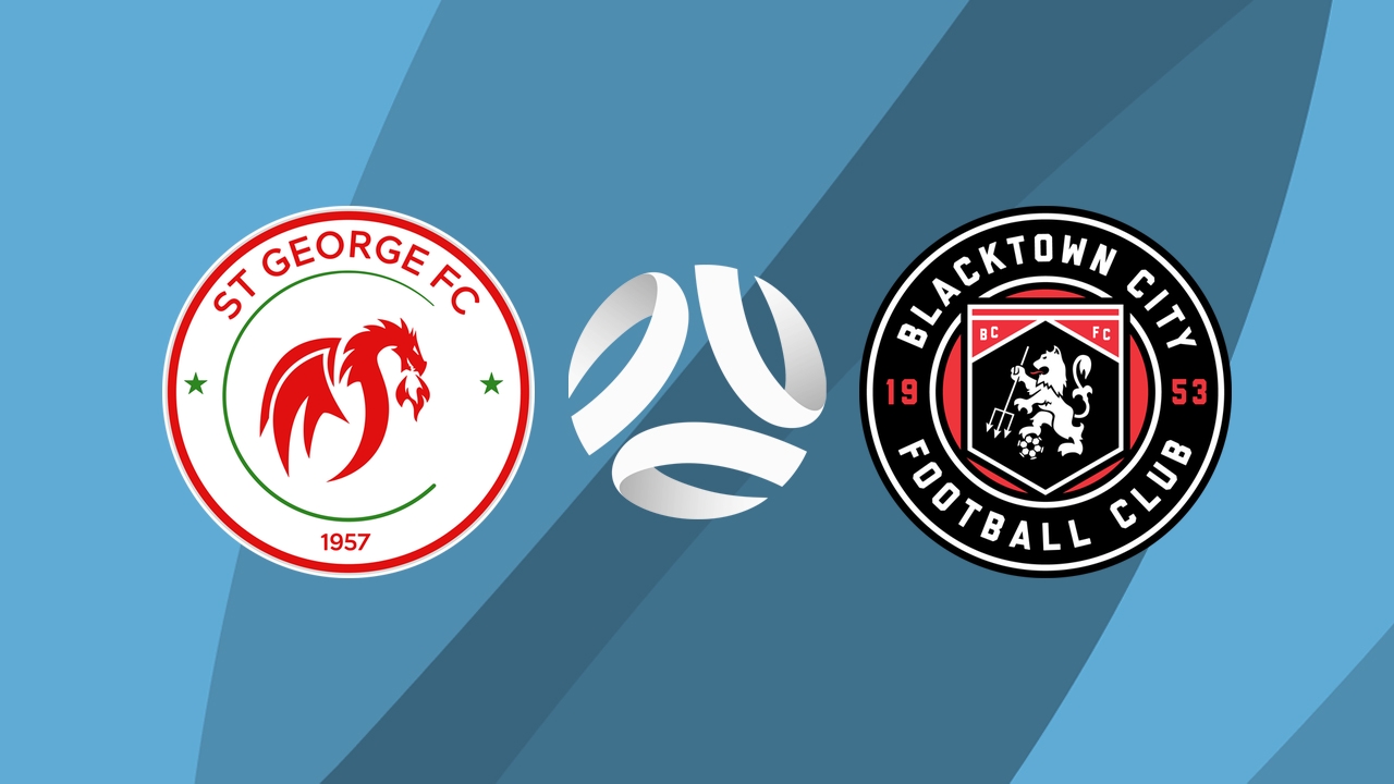 St George vs Blacktown City poster