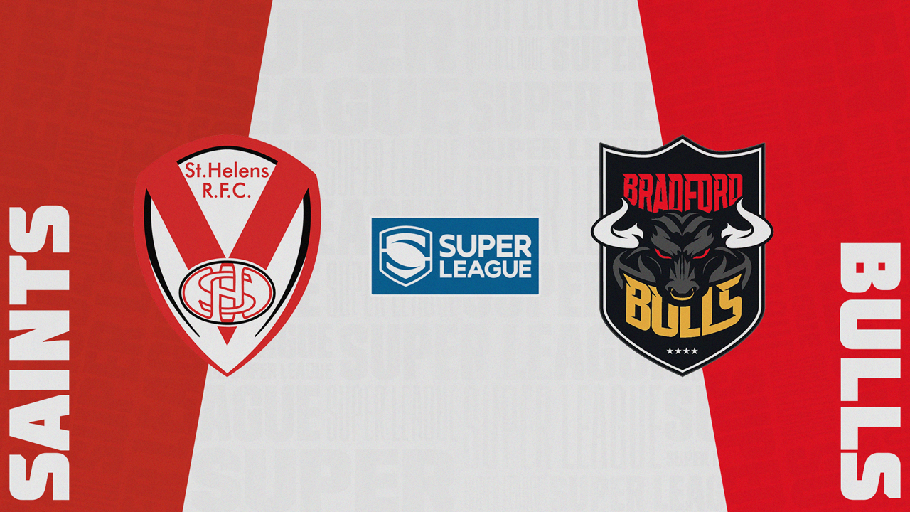 St Helens vs Bradford Bulls poster