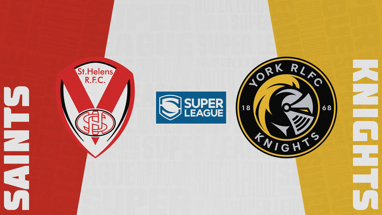 St Helens vs York City Knights poster