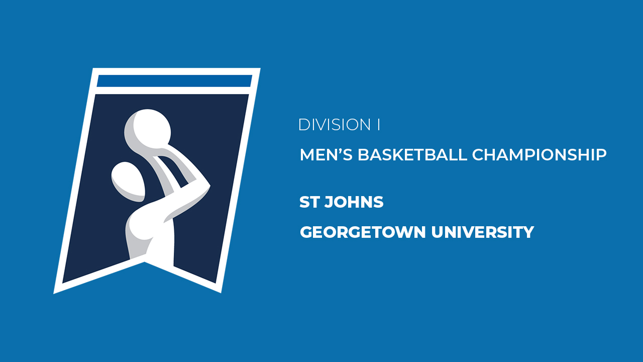 St Johns vs Georgetown University poster