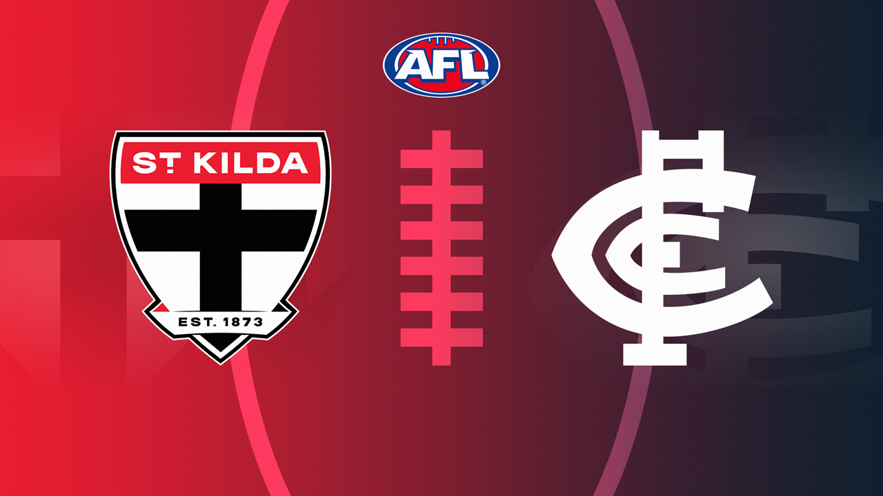 St Kilda Football Club vs Carlton Football Club poster