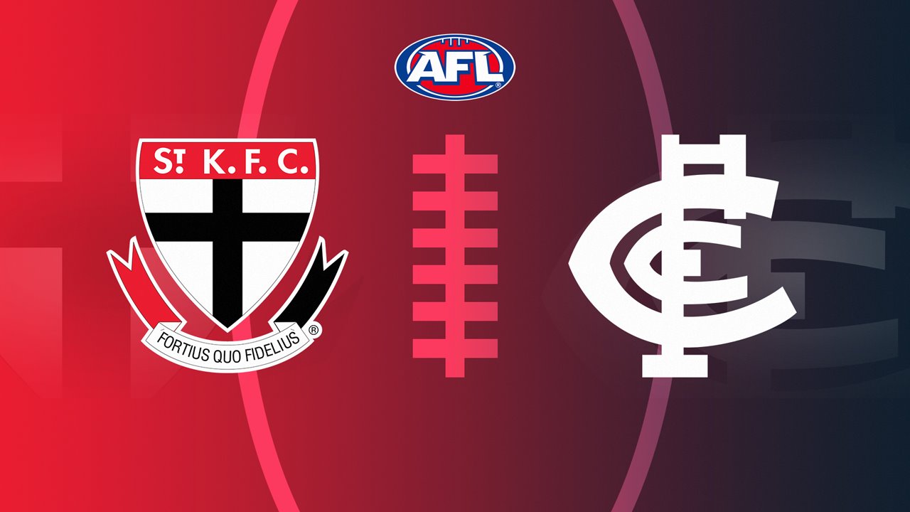 St Kilda Football Club vs Carlton Football Club poster