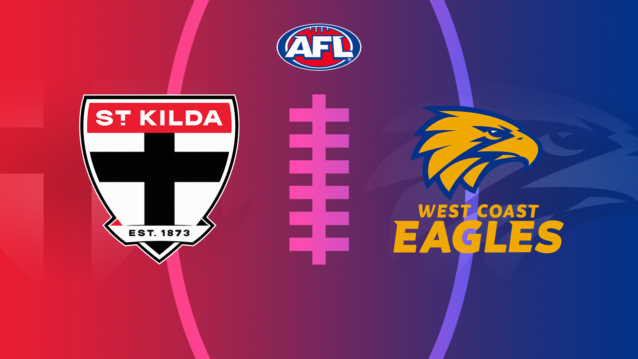 St Kilda Football Club vs West Coast Eagles poster