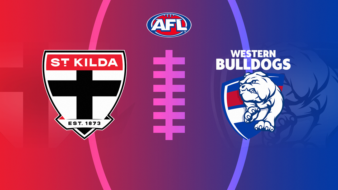 St Kilda Football Club vs Western Bulldogs poster
