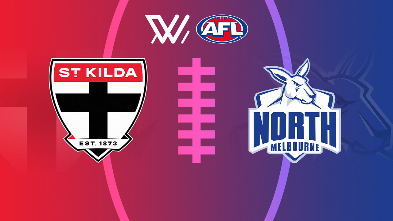 St Kilda Saints Women vs North Melbourne Kangaroos Women poster