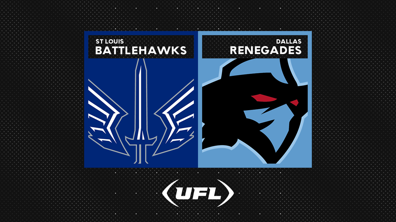 St Louis BattleHawks vs Dallas Renegades poster