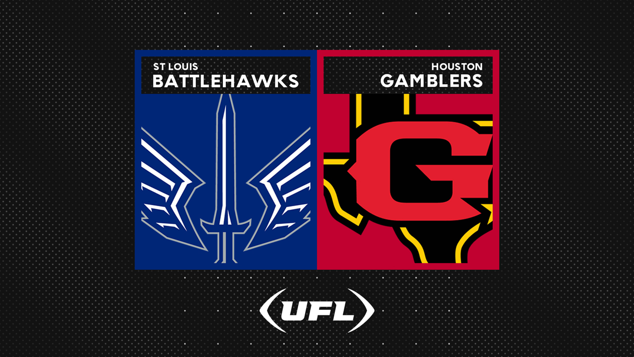 St Louis BattleHawks vs Houston Gamblers poster
