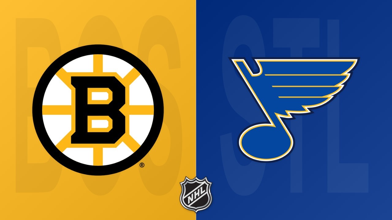 St. Louis Blues vs Boston Bruins poster