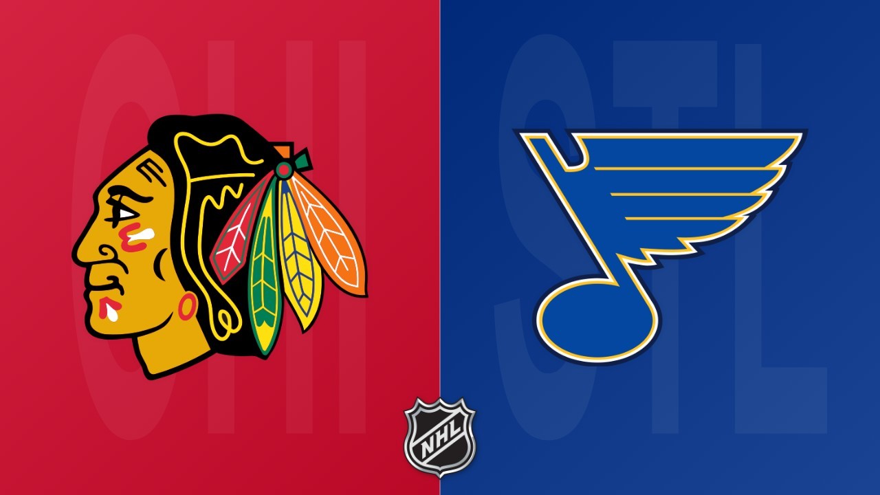 St. Louis Blues vs Chicago Blackhawks poster