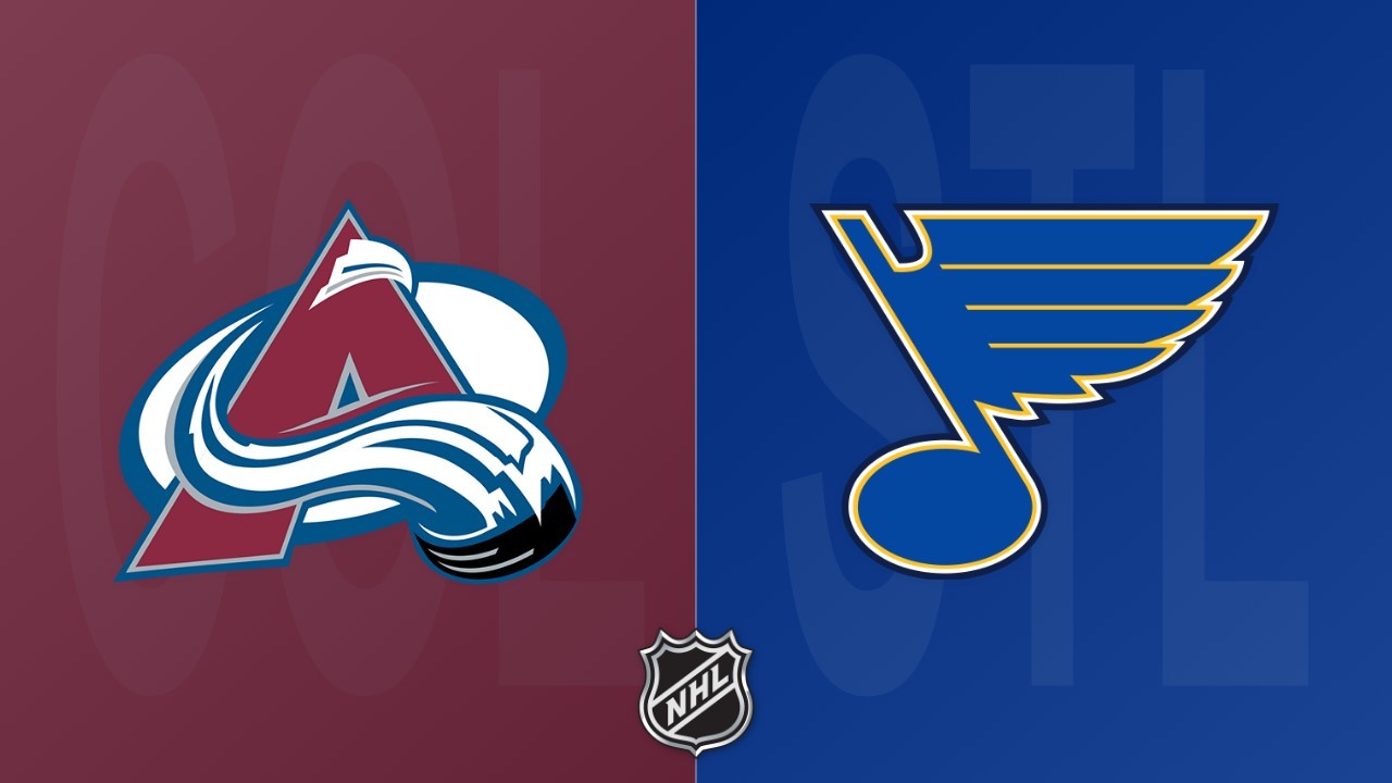 St. Louis Blues vs Colorado Avalanche poster