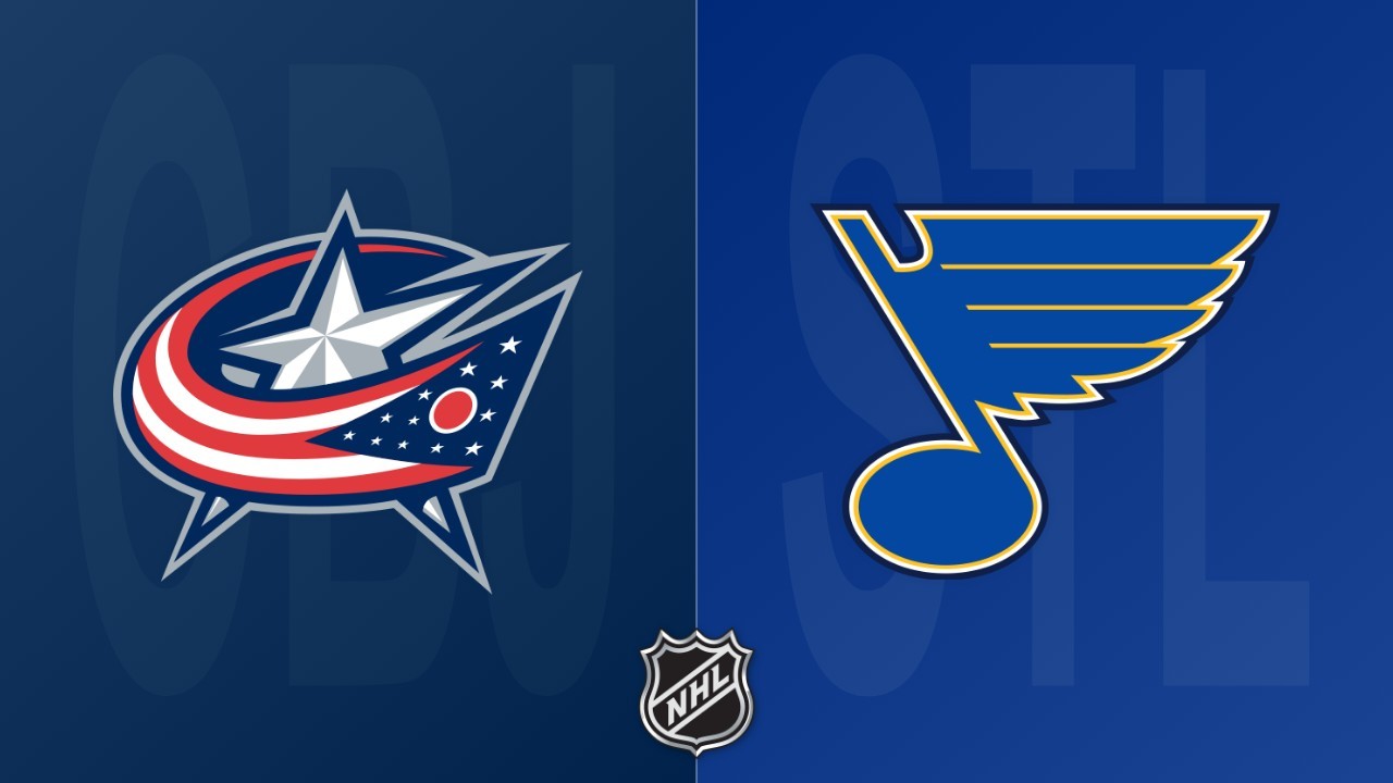St. Louis Blues vs Columbus Blue Jackets poster