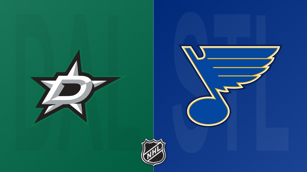 St. Louis Blues vs Dallas Stars poster