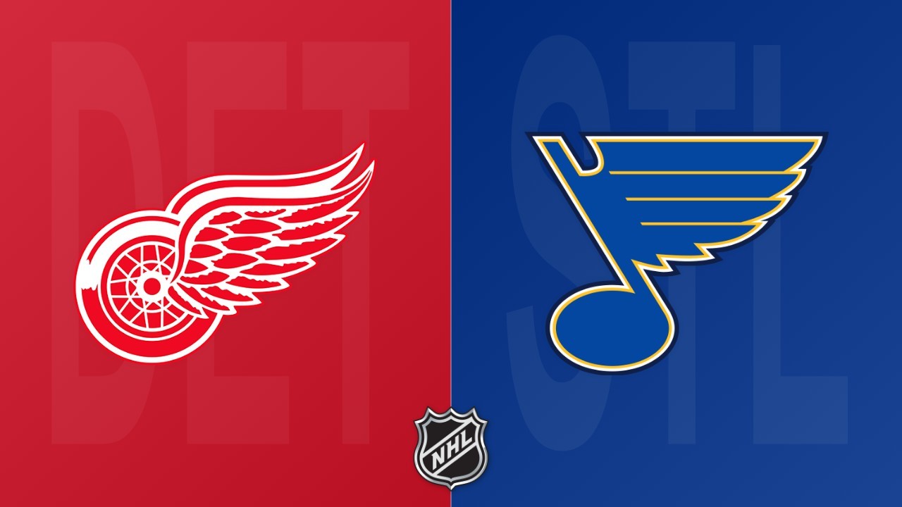 St. Louis Blues vs Detroit Red Wings poster
