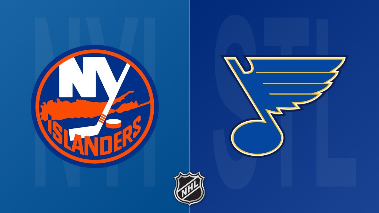 St. Louis Blues vs New York Islanders poster