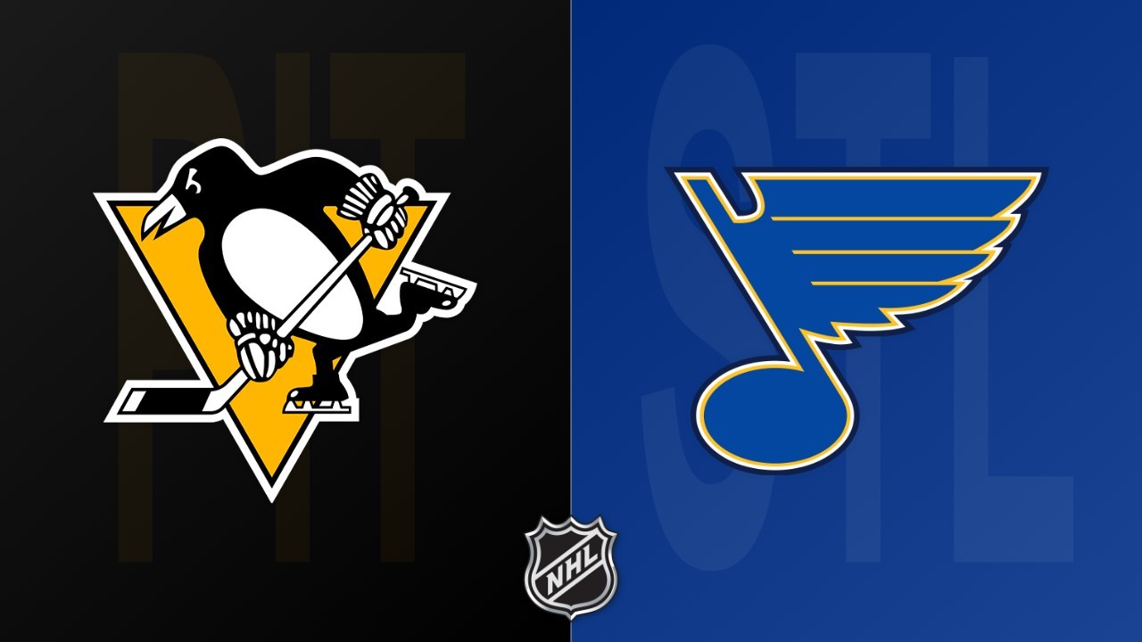 St. Louis Blues vs Pittsburgh Penguins poster