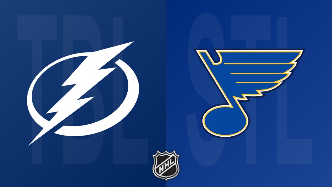 St. Louis Blues vs Tampa Bay Lightning poster
