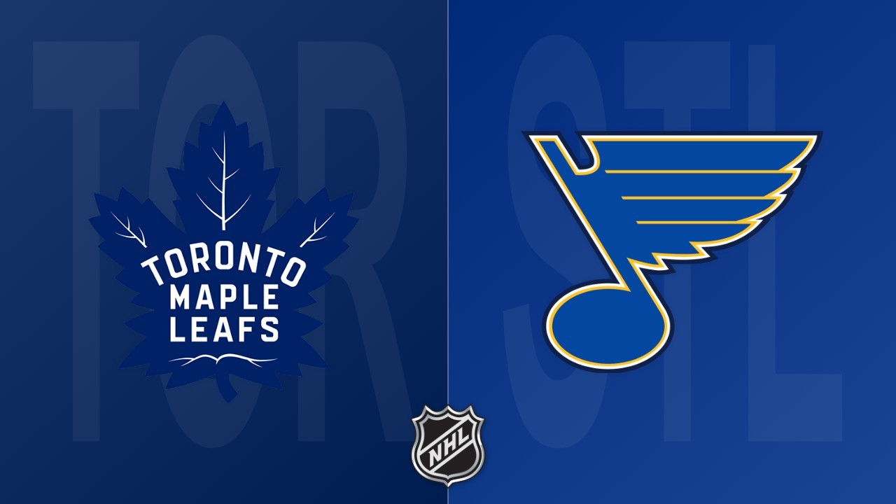 St. Louis Blues vs Toronto Maple Leafs poster