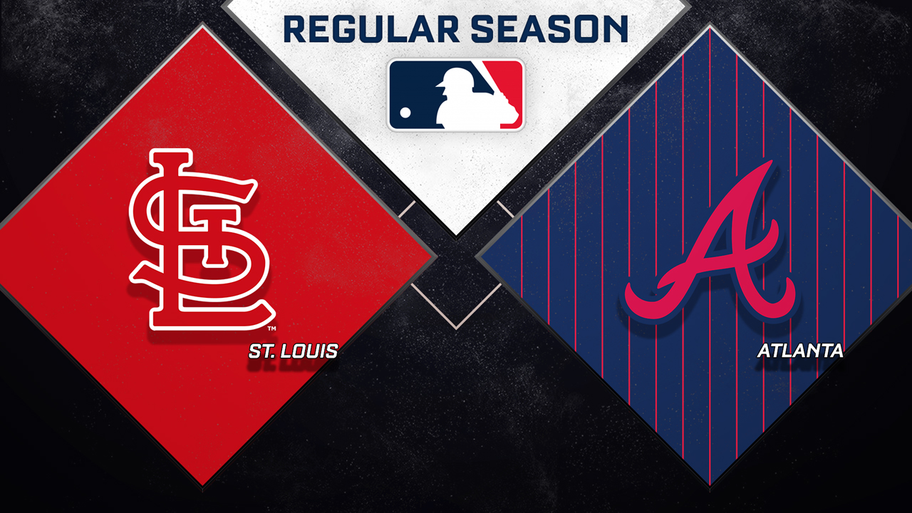 St. Louis Cardinals vs Atlanta Braves poster