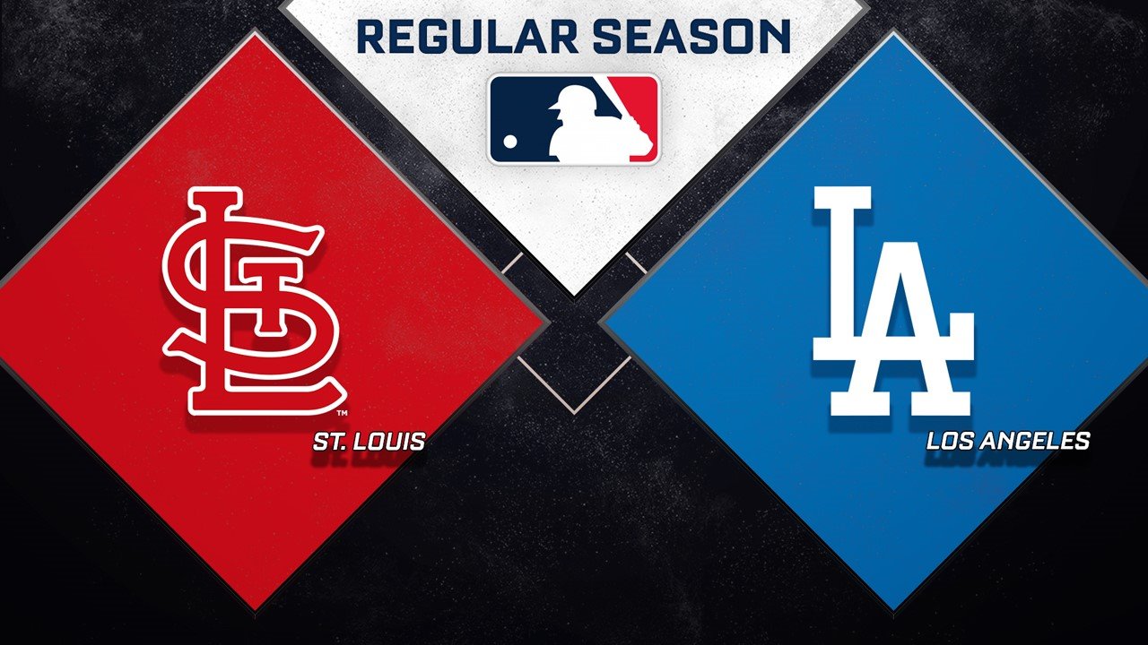 St. Louis Cardinals vs Los Angeles Dodgers poster