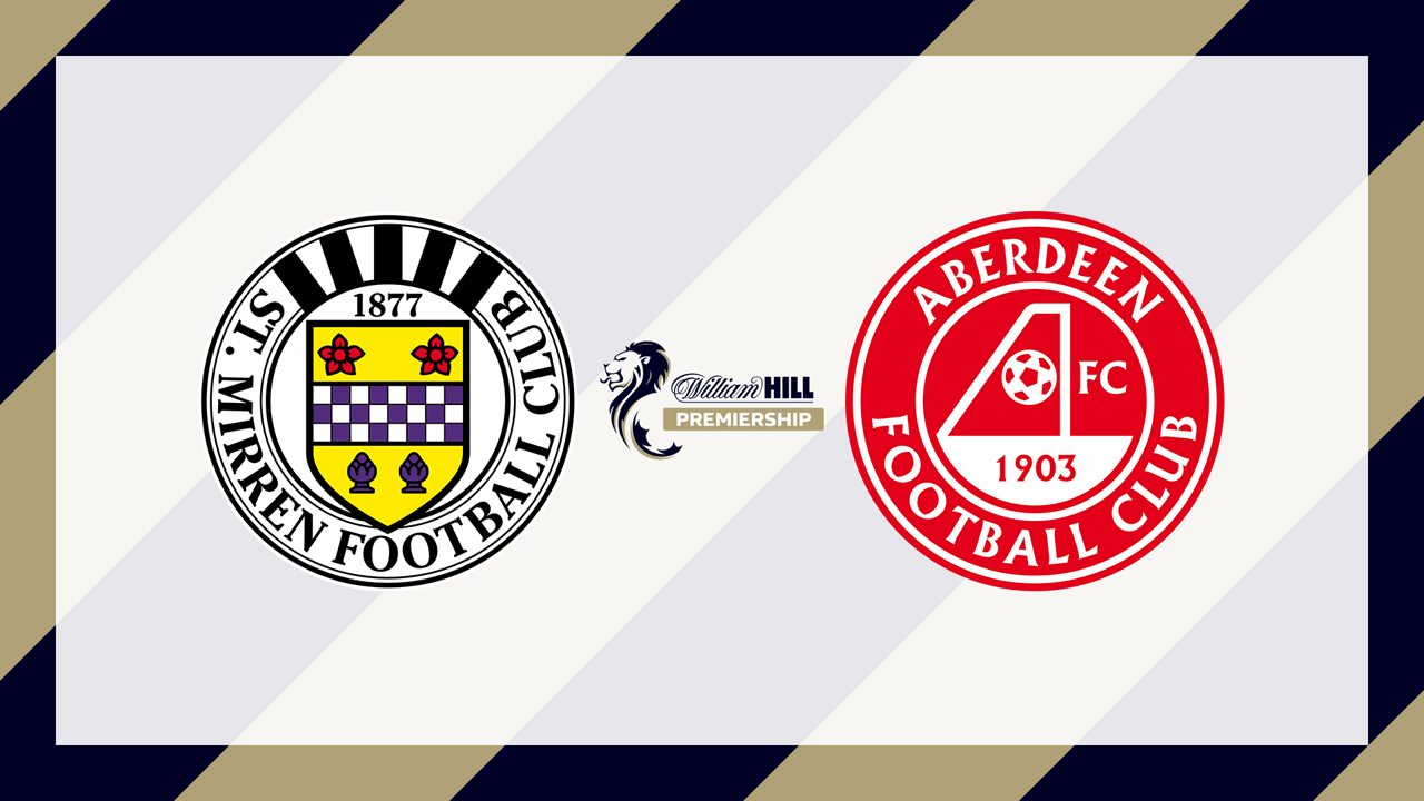 St Mirren vs Aberdeen poster