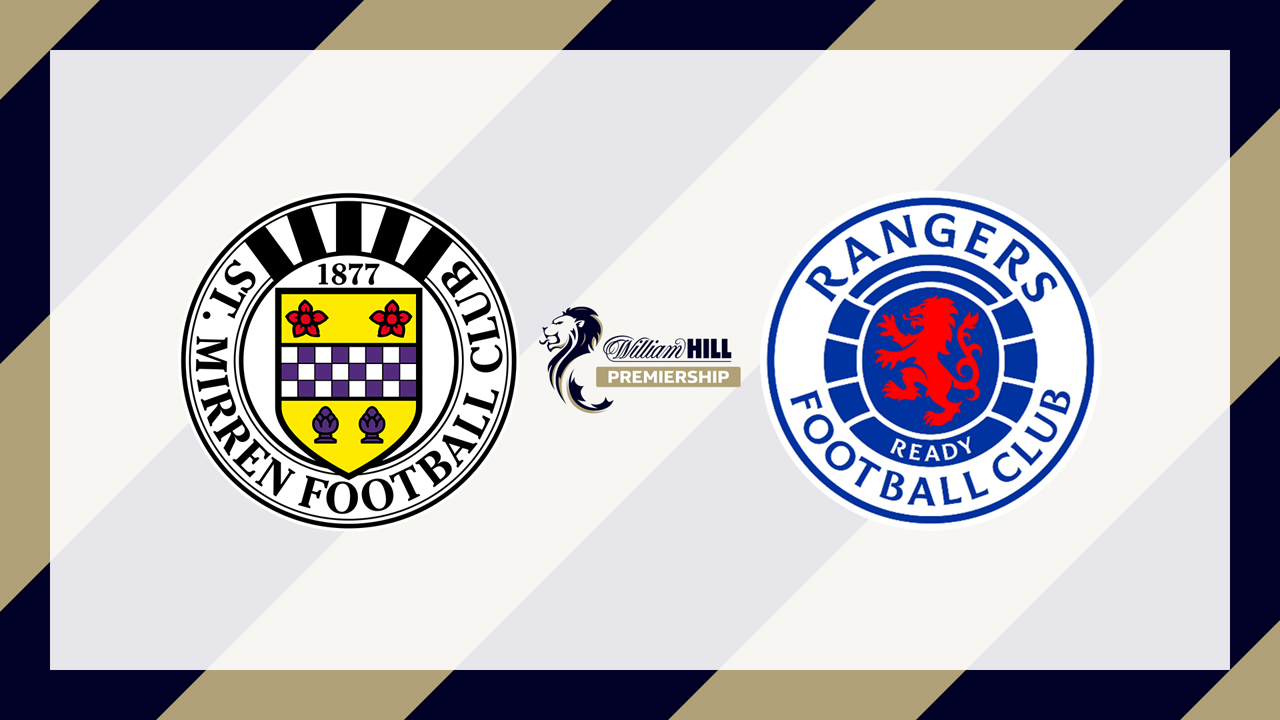 St Mirren vs Rangers poster