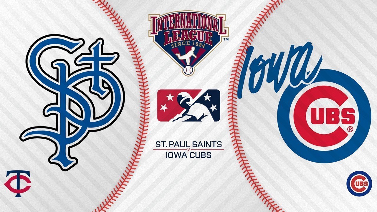 St. Paul Saints vs Iowa Cubs poster