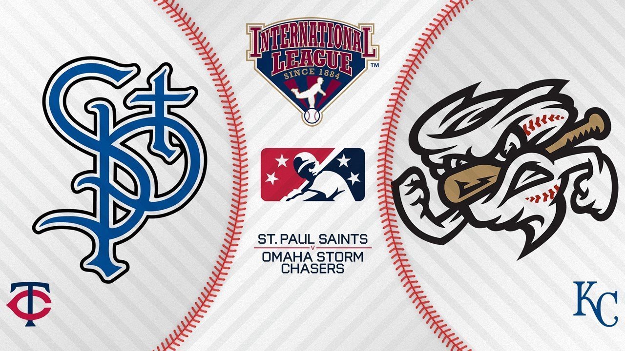 St. Paul Saints vs Omaha Storm Chasers poster